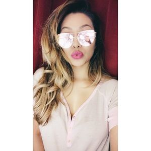 ❌SOLD❌Vintage Rose Gold Cat Eye Sunglasses